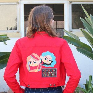 Scowl Girl Jacket - Denim Jacket